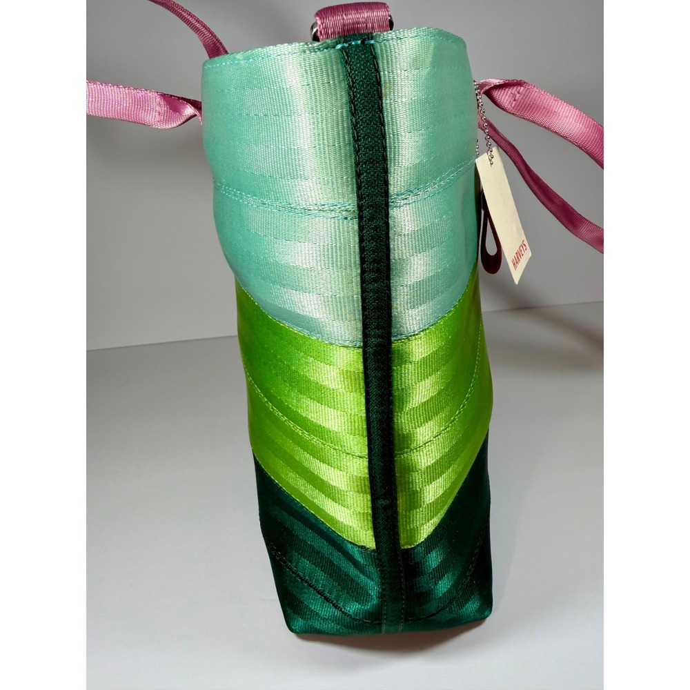 NWT Harveys Seatbelt Bag Love Me So Matcha Medium Streamline Tote MST Green Pink - Picture 5 of 13